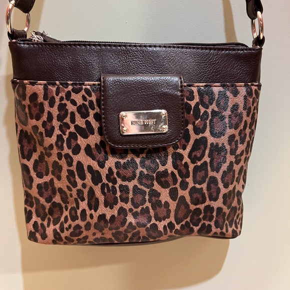 Nine West Cheetah Crossbody Purse - Picture 2 of 10